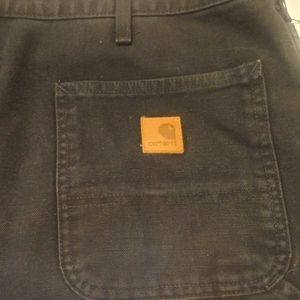 Carhartt flannel lined carpenter pants 38x32